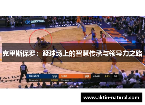 克里斯保罗：篮球场上的智慧传承与领导力之路